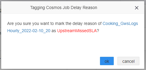 Marked CosmosJob